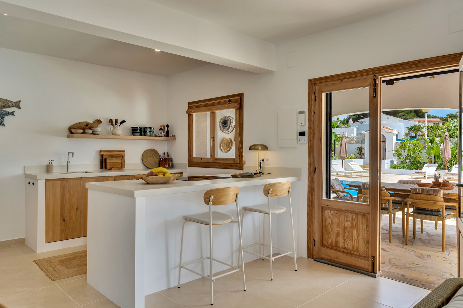 Volledig uitgeruste keuken van Casa Monte Zen